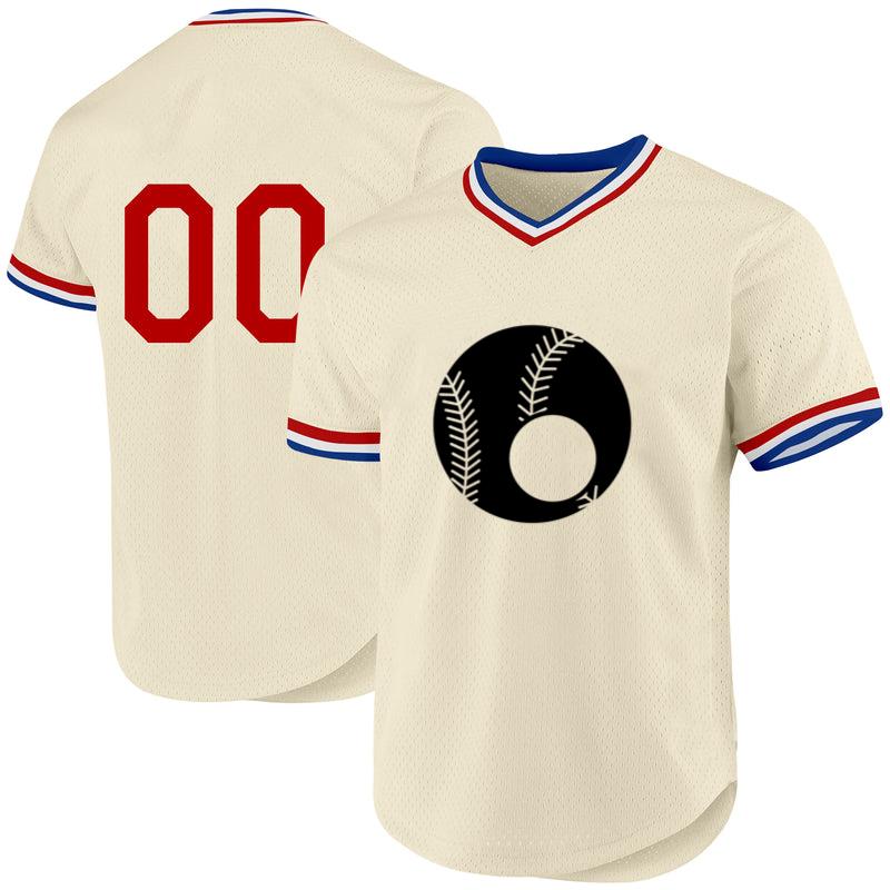 Baseball Ball Label Cut Out Baseball Jersey