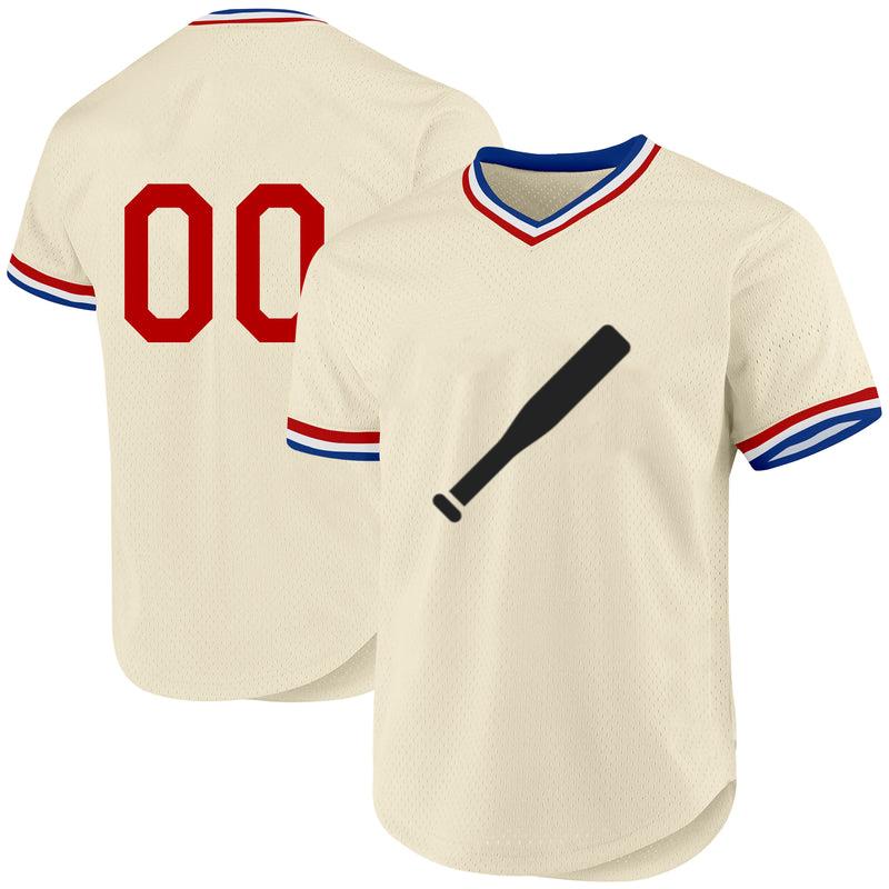 Baseball Bat Cut Out Baseball Jersey