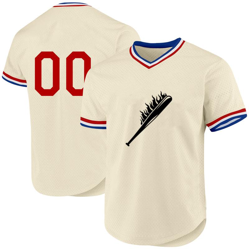 Baseball Bat Set On Fire Cut Out Baseball Jersey