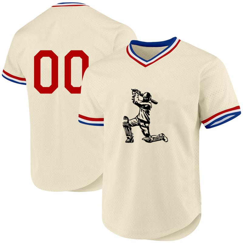 Baseball Batter Cut Out Baseball Jersey