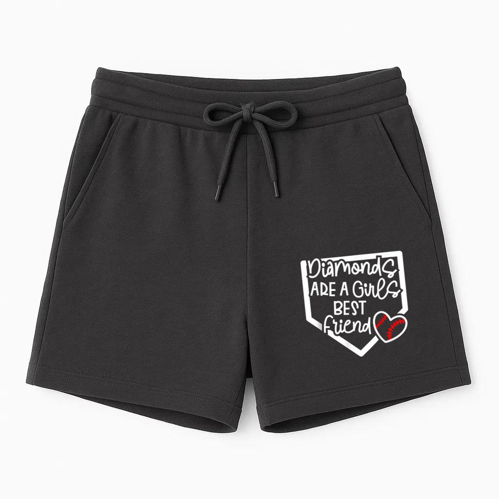 Diamonds Are A Girls Best Friend Baseball Short