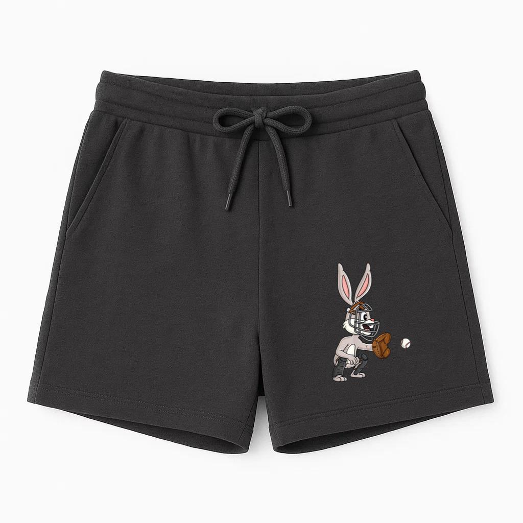 Easter Day Rabbit Baseball Catcher Short