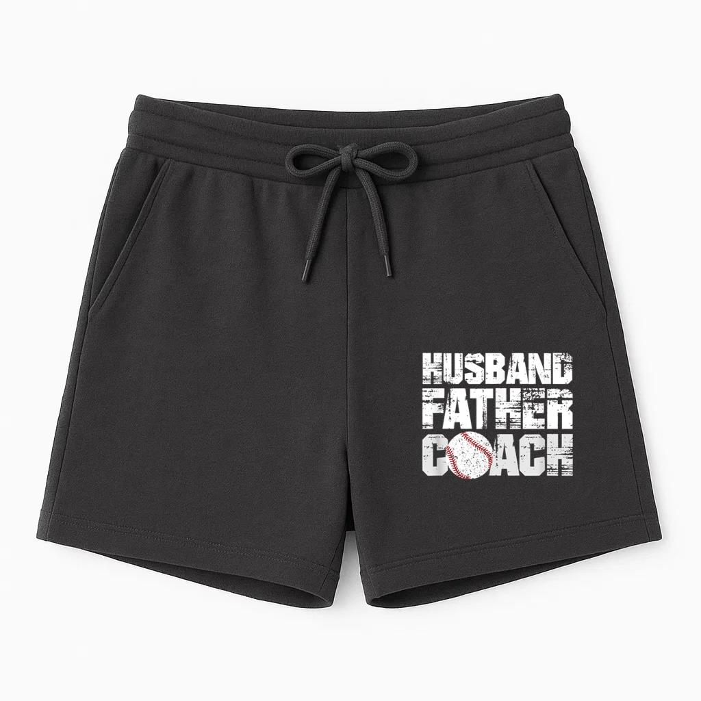 Husband Father Coach Softball Baseball Dad Short