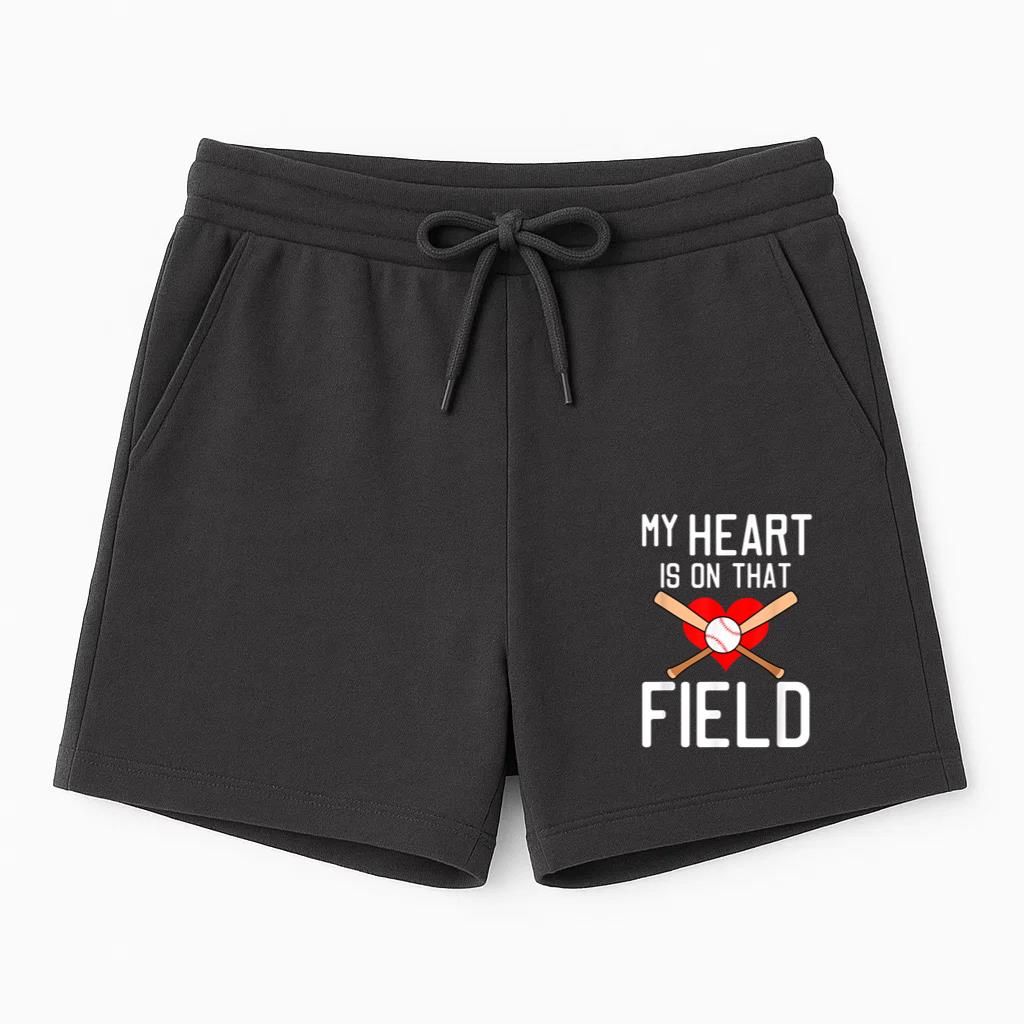 My Heart Is On That Field Baseball Short
