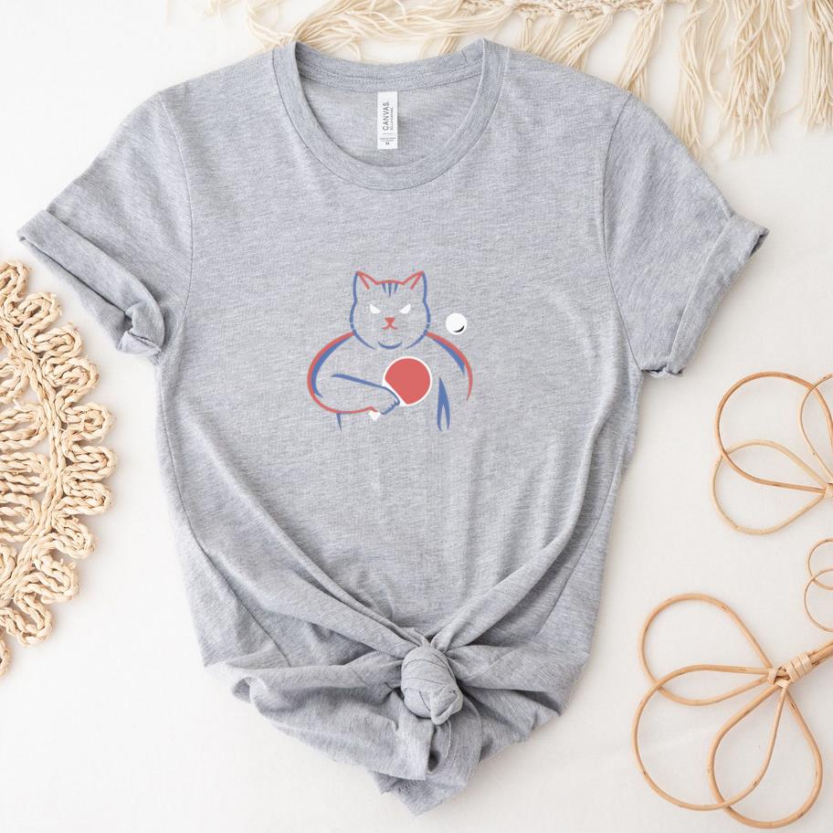 Shirt Table Tennis Confident Illustration T-Shirt