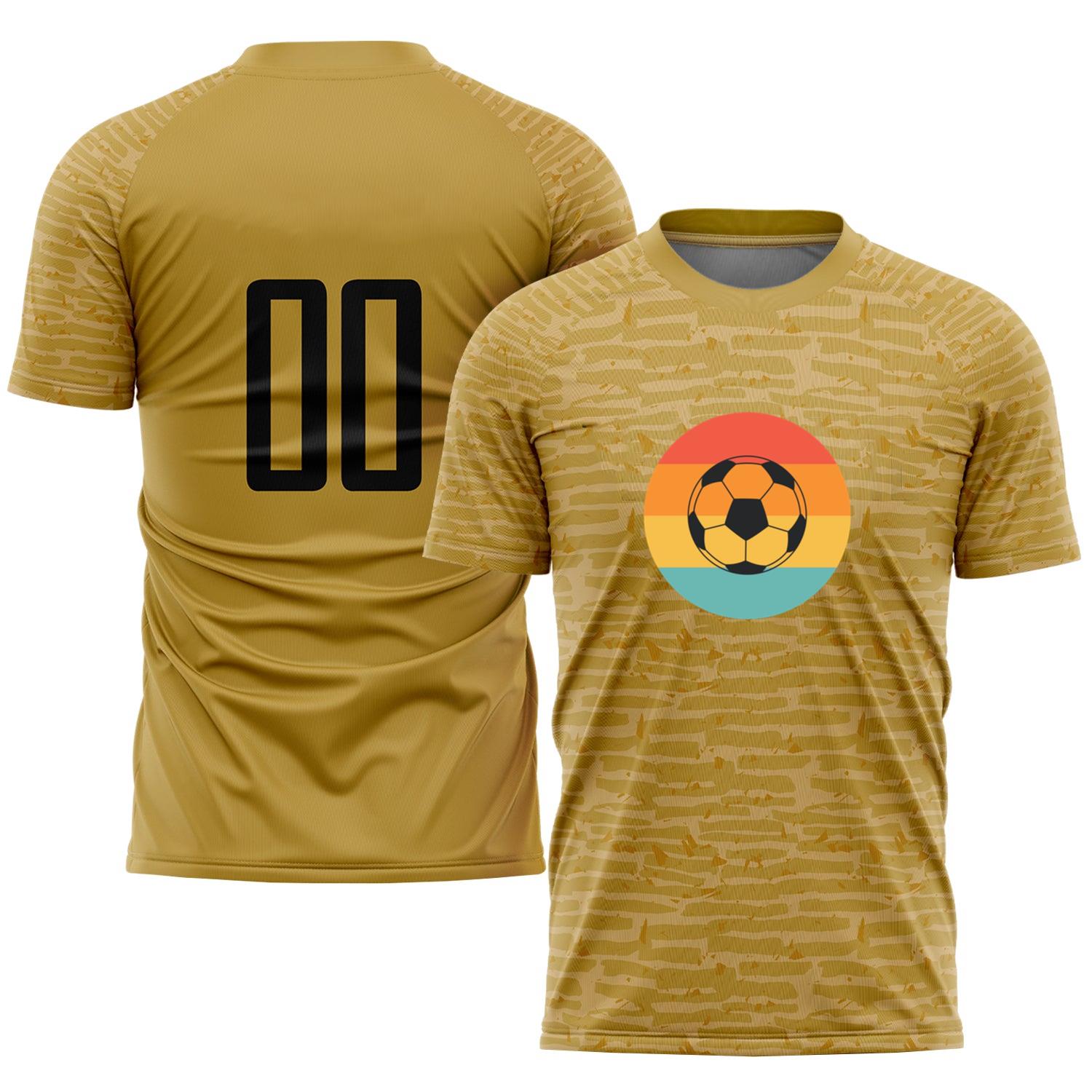 Soccer Ball Colorful Flat Soccer Jersey