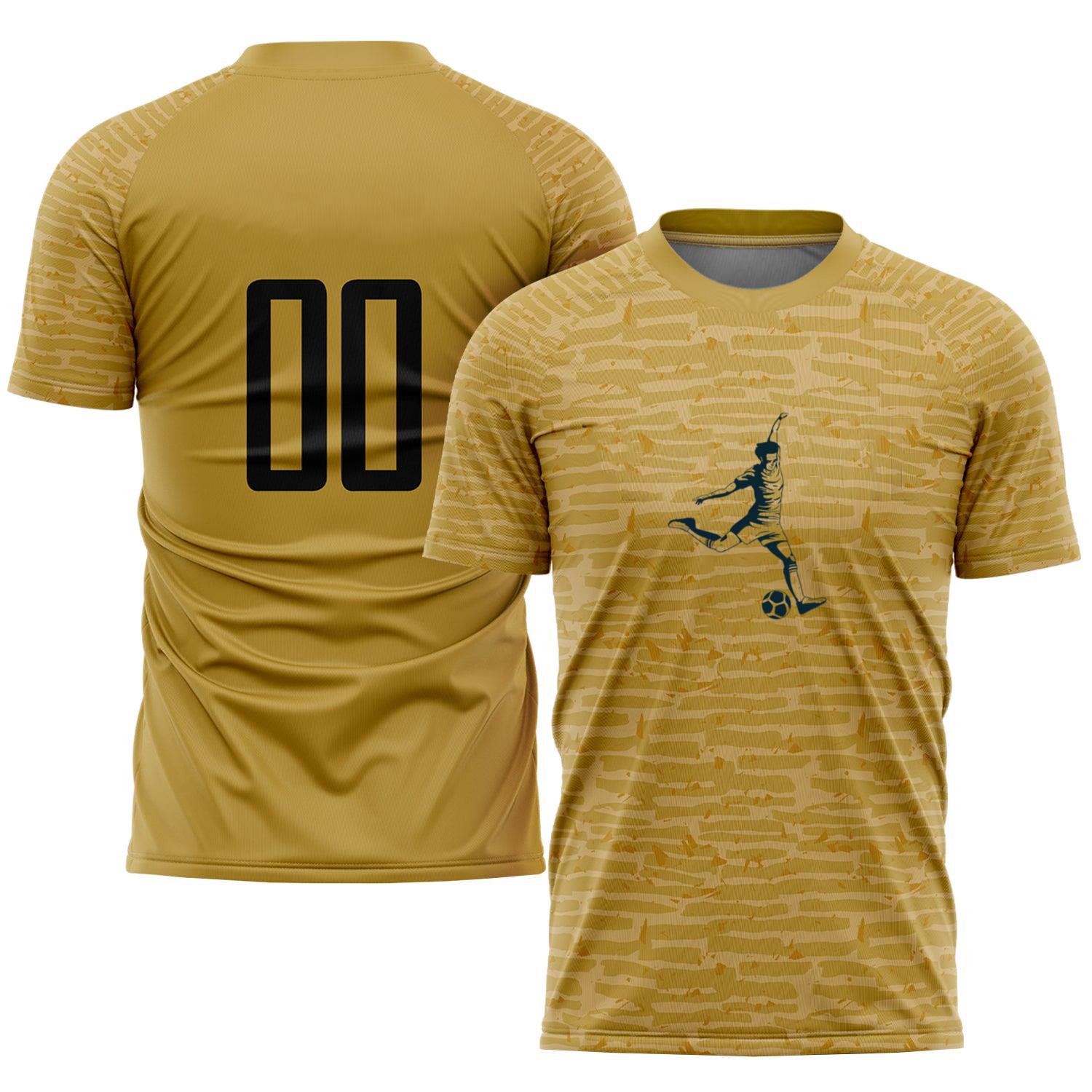 Soccer Player Character Black And White Soccer Jersey