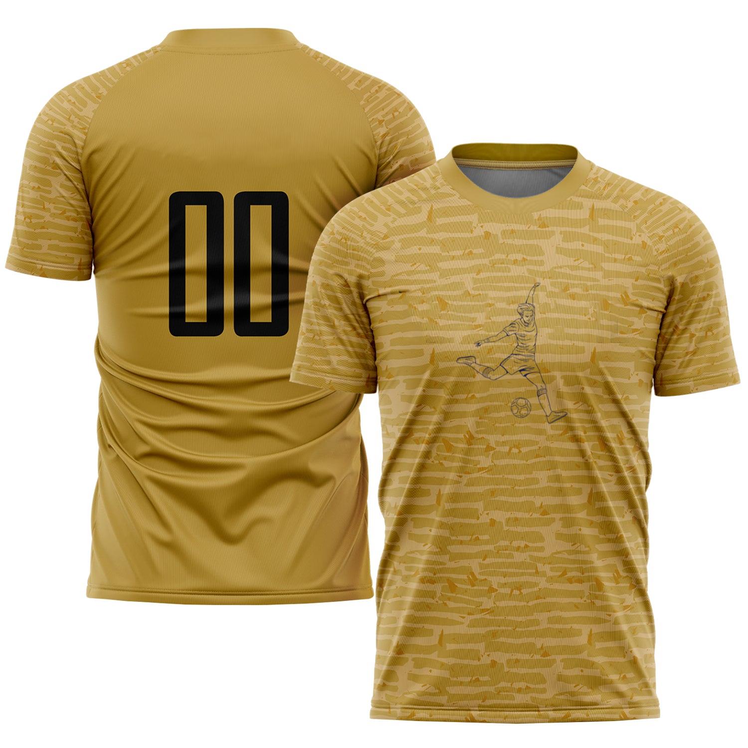 Soccer Player Character Hand Drawn Soccer Jersey