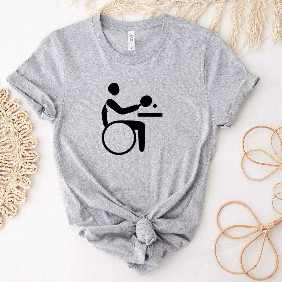 Table Tennis Paralympic Silhouette T-Shirt