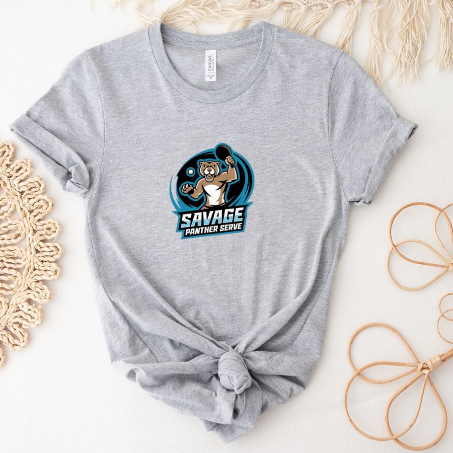 Table Tennis Player Confident Modern Graphic T-Shirt