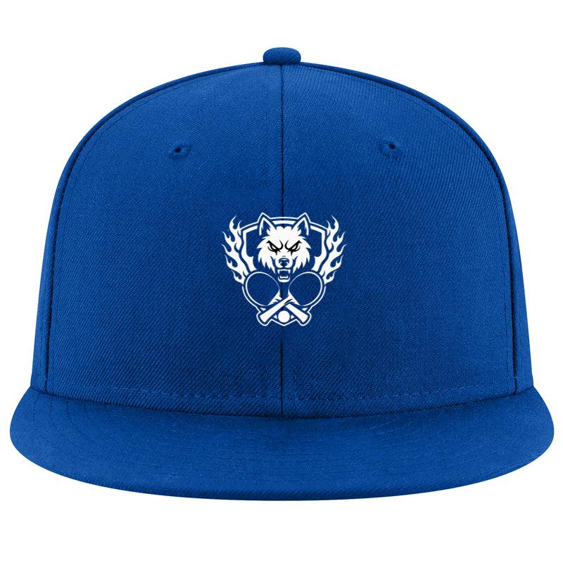 Table Tennis Wolf Confident Cartoon Style Cap