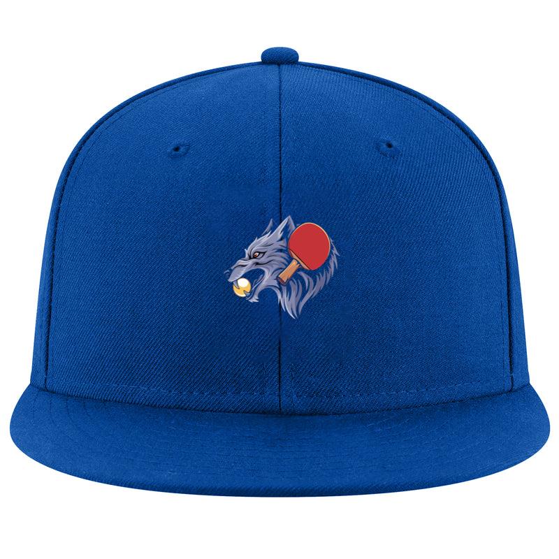 Wolf Confident Flat Design Table Tennis Cap
